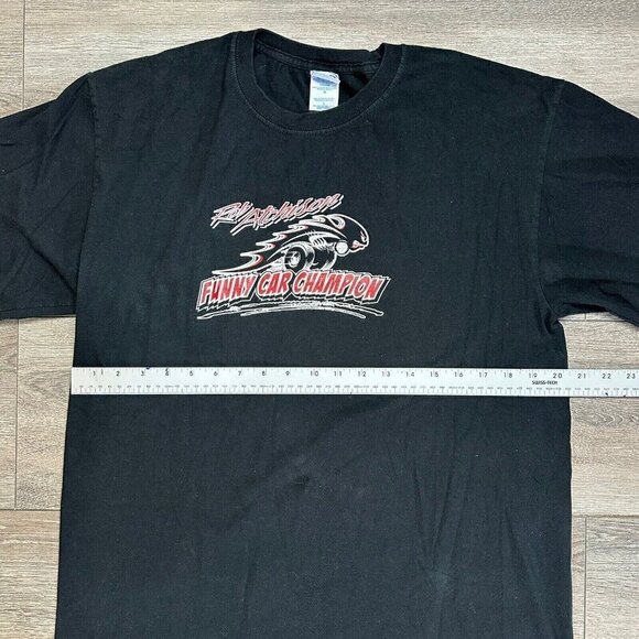 Rob Atchison Funny Car Champion T Shirt Size L Team Ace Fast Eddie Black - Picture 5 of 6